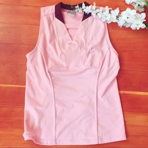 ‼️SALE‼️ Nike Pink Cross V Neck Workout Tank